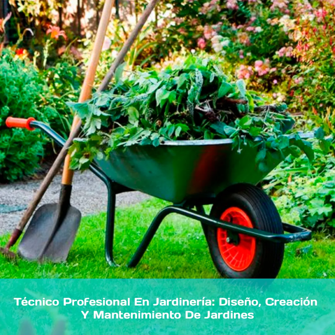 Curso de Técnico Profesional en Jardinería: Diseño, Creación y Mantenimiento de Jardines